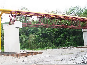 Металлоконструкции моста 25 метров